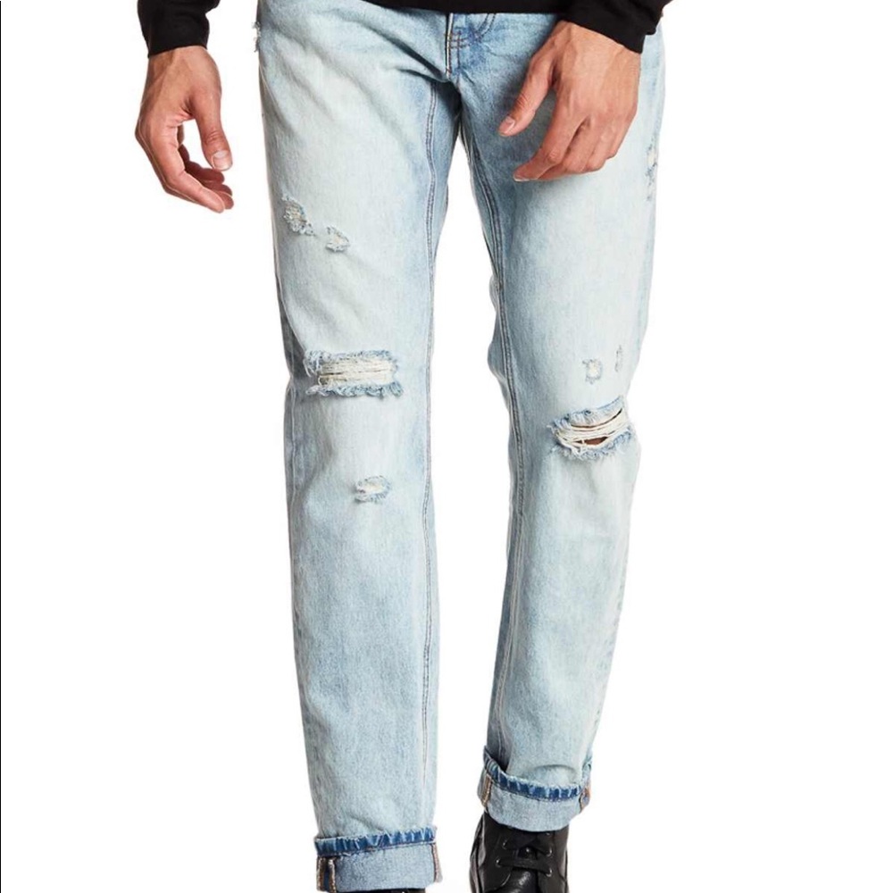 One teaspoon Mr. Whites Straight Leg Jeans